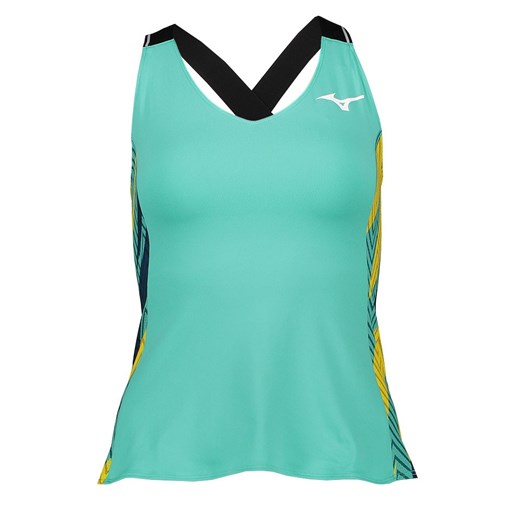 Mizuno Top sportowy w kolorze turkusowym ze sklepu Limango Polska w kategorii Bluzki damskie - zdjęcie 177629644