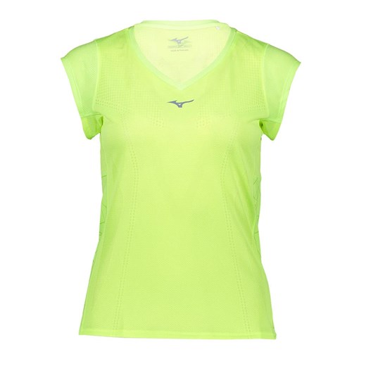 Mizuno Koszulka &quot;Aero&quot; w kolorze żółtym do biegania ze sklepu Limango Polska w kategorii Bluzki damskie - zdjęcie 177629650