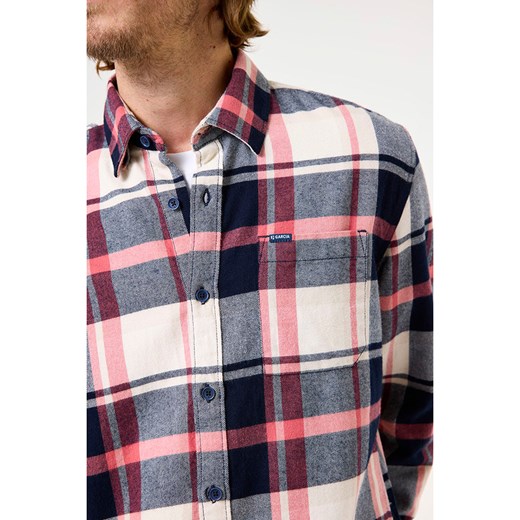 Garcia Koszula w kolorze kremowo-granatowo-czerwonym Garcia XXL Limango Polska promocja