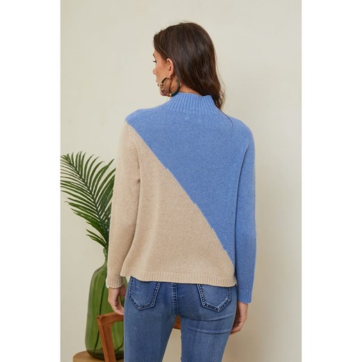 Joséfine Sweter w kolorze błękitno-beżowym Joséfine M promocja Limango Polska