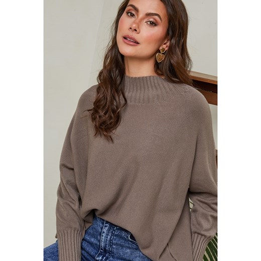 Joséfine Sweter &quot;Izsak&quot; w kolorze brązowym Joséfine L okazja Limango Polska
