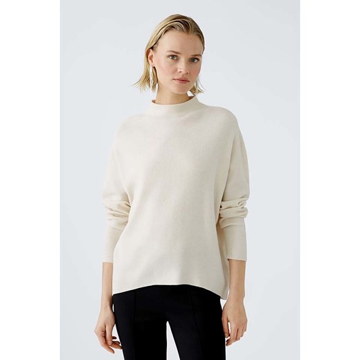 Oui Sweter w kolorze kremowym 38 Limango Polska okazja