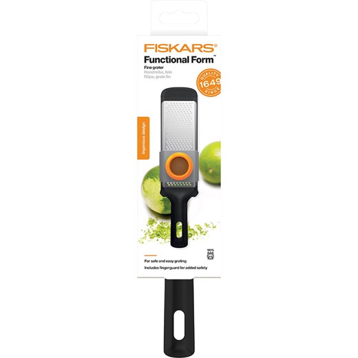 Fiskars Drobna tarka ręczna &quot;Functional Form&quot; w kolorze czarnym - wys. 31,8 cm ze sklepu Limango Polska w kategorii Akcesoria kuchenne - zdjęcie 177631373