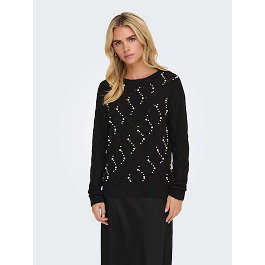 ONLY Sweter w kolorze czarnym ze sklepu Limango Polska w kategorii Swetry damskie - zdjęcie 177632400