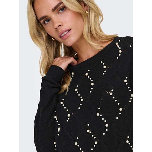 ONLY Sweter w kolorze czarnym L Limango Polska okazja