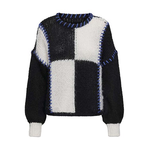 ONLY Sweter w kolorze czarno-białym ze sklepu Limango Polska w kategorii Swetry damskie - zdjęcie 177632464