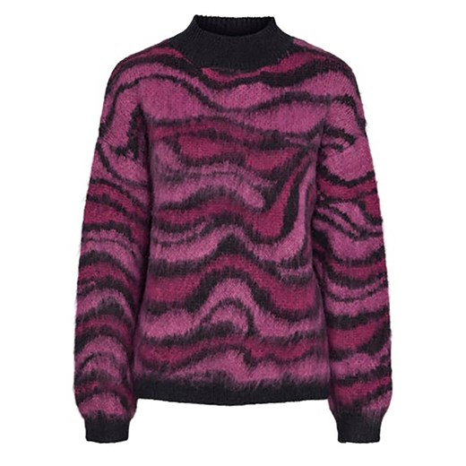 Pieces Sweter w kolorze różowo-czarnym ze sklepu Limango Polska w kategorii Swetry damskie - zdjęcie 177632730