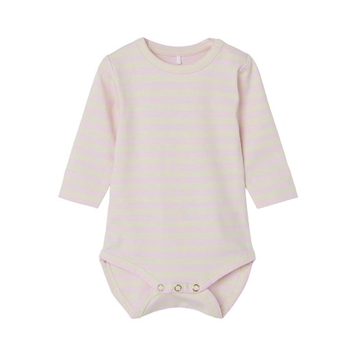 name it Body &quot;Olivie&quot; w kolorze beżowo-jasnoróżowym ze sklepu Limango Polska w kategorii Body niemowlęce - zdjęcie 177633841