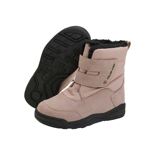 Color Kids Botki zimowe w kolorze jasnobrązowym Color Kids 25 okazja Limango Polska