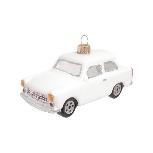 Krebs Glas Lauscha Ozdoba choinkowa w kolorze białym - szer. 11 cm ze sklepu Limango Polska w kategorii Dekoracje bożonarodzeniowe - zdjęcie 177634241