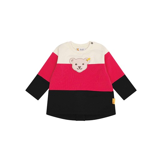 Steiff Bluza w kolorze różowo-kremowo-czarnym ze sklepu Limango Polska w kategorii Bluzy i swetry - zdjęcie 177634522
