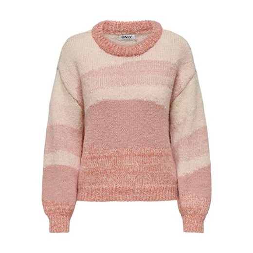 ONLY Sweter w kolorze szaroróżowym ze sklepu Limango Polska w kategorii Swetry damskie - zdjęcie 177634644