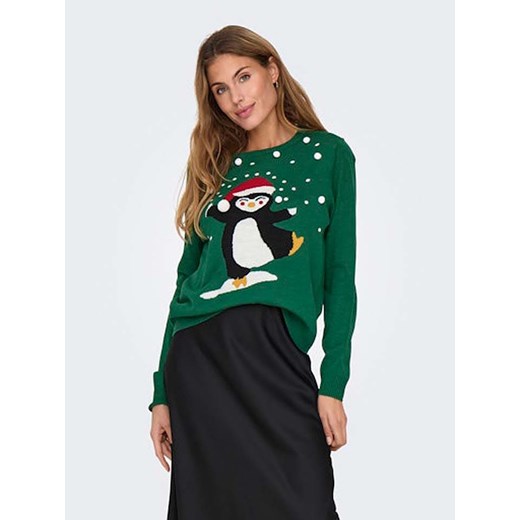 ONLY Sweter w kolorze zielonym ze sklepu Limango Polska w kategorii Swetry damskie - zdjęcie 177634650