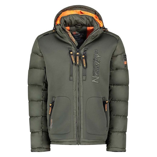 Geographical Norway Kurtka pikowana &quot;Beachwood&quot; w kolorze khaki ze sklepu Limango Polska w kategorii Kurtki męskie - zdjęcie 177634770