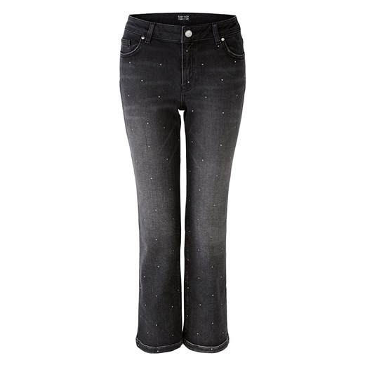 Oui Dżinsy - Slim fit - w kolorze antracytowym ze sklepu Limango Polska w kategorii Jeansy damskie - zdjęcie 177634984