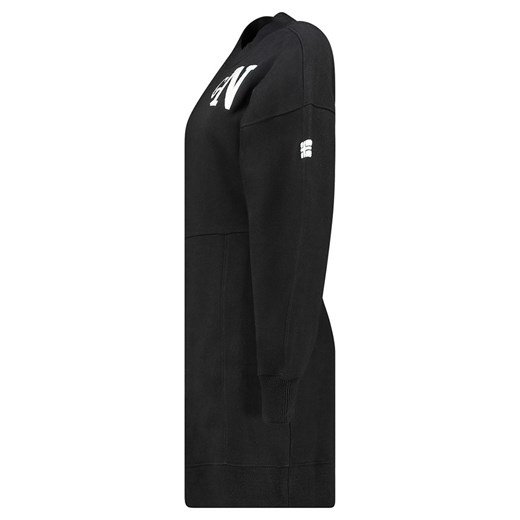 Geographical Norway Sukienka dresowa &quot;Gardette&quot; w kolorze czarnym Geographical Norway L Limango Polska wyprzedaż