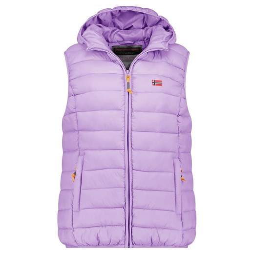 Geographical Norway Kamizelka pikowana &quot;Vatikolor&quot; w kolorze fioletowym ze sklepu Limango Polska w kategorii Kamizelki damskie - zdjęcie 177635120