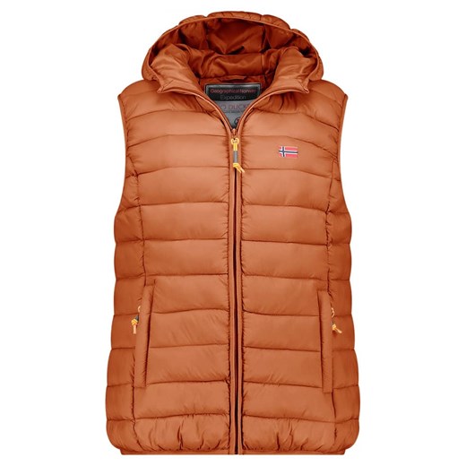 Geographical Norway Kamizelka pikowana &quot;Vatikolor&quot; w kolorze jasnobrązowym ze sklepu Limango Polska w kategorii Kamizelki damskie - zdjęcie 177635164