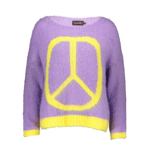 miss goodlife Sweter w kolorze żółto-fioletowym ze sklepu Limango Polska w kategorii Swetry damskie - zdjęcie 177635224