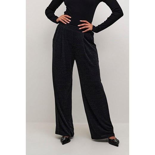 Kaffe Spodnie w kolorze czarnym Kaffe XXL wyprzedaż Limango Polska