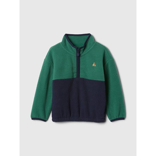 GAP Bluza polarowa w kolorze granatowo-zielonym ze sklepu Limango Polska w kategorii Bluzy chłopięce - zdjęcie 177635933