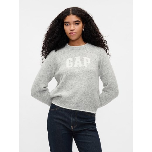 GAP Sweter w kolorze szarym ze sklepu Limango Polska w kategorii Swetry damskie - zdjęcie 177636484