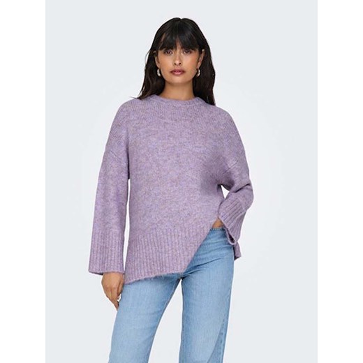 ONLY Sweter w kolorze fioletowym ze sklepu Limango Polska w kategorii Swetry damskie - zdjęcie 177636761