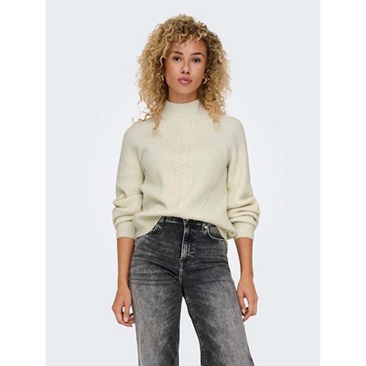 ONLY Sweter w kolorze kremowym ze sklepu Limango Polska w kategorii Swetry damskie - zdjęcie 177636792