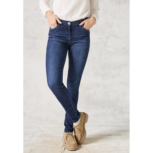Cecil Dżinsy - Skinny fit - w kolorze granatowym ze sklepu Limango Polska w kategorii Jeansy damskie - zdjęcie 177637012