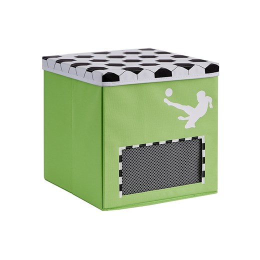 STORE IT Skrzynka &quot;Goooal&quot; w kolorze zielonym - 30 x 30 x 30 cm ze sklepu Limango Polska w kategorii Przechowywanie - zdjęcie 177637132