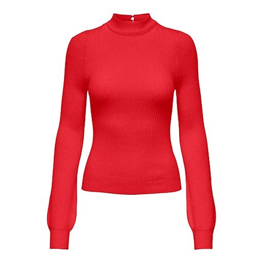 ONLY Sweter w kolorze czerwonym ze sklepu Limango Polska w kategorii Swetry damskie - zdjęcie 177639223