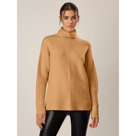 APART Golf w kolorze jasnobrązowym ze sklepu Limango Polska w kategorii Swetry damskie - zdjęcie 177639624