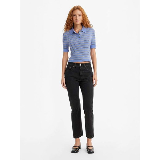 Levi&apos;s Dżinsy &quot;501&quot; - Slim fit - w kolorze czarnym ze sklepu Limango Polska w kategorii Jeansy damskie - zdjęcie 177639720
