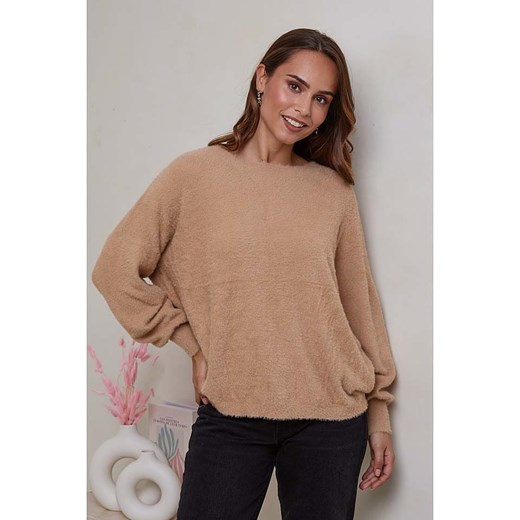 Soft Cashmere Sweter w kolorze karmelowym ze sklepu Limango Polska w kategorii Swetry damskie - zdjęcie 177640582