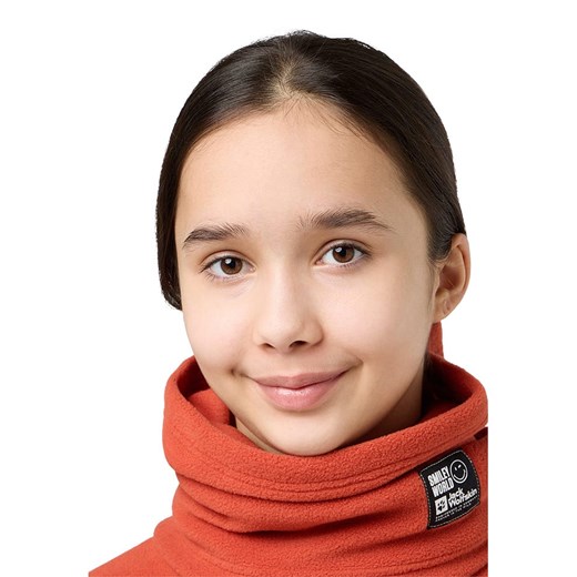 Jack Wolfskin Szal-koło &quot;Smileyworld&quot; w kolorze czerwonym ze sklepu Limango Polska w kategorii Szaliki dziecięce - zdjęcie 177641263