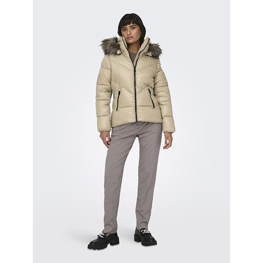 ONLY Kurtka zimowa w kolorze beżowym XS wyprzedaż Limango Polska