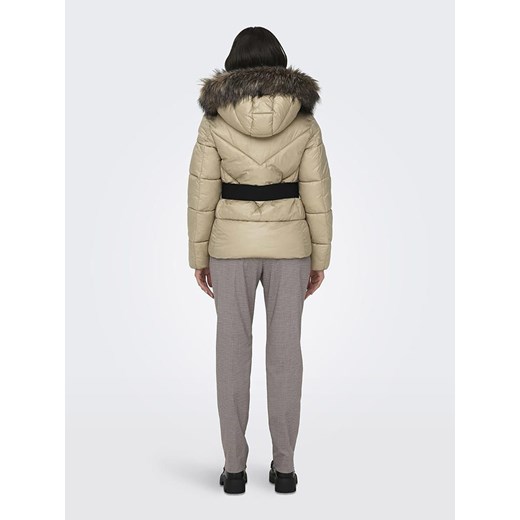ONLY Kurtka zimowa w kolorze beżowym S okazyjna cena Limango Polska