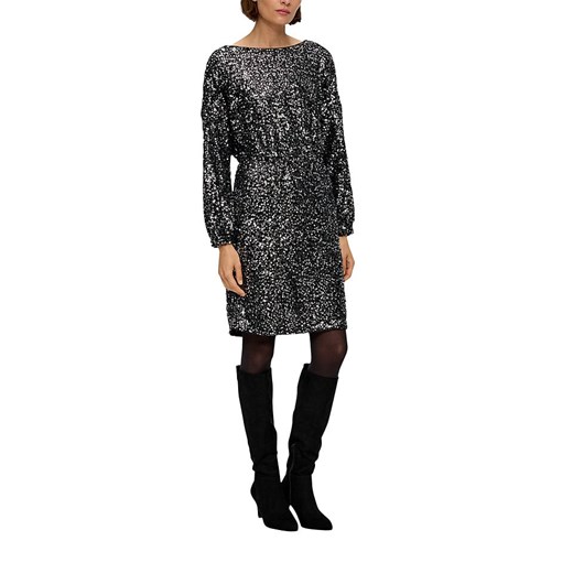 s.Oliver Sukienka w kolorze czarnym 42 Limango Polska promocja