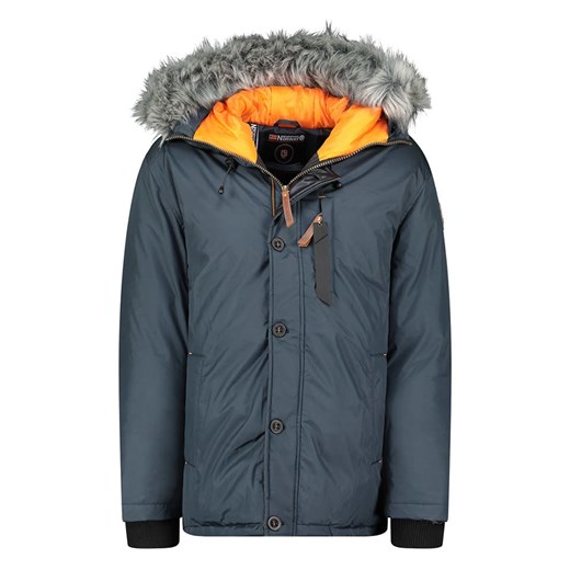 Geographical Norway Parka w kolorze niebieskim ze sklepu Limango Polska w kategorii Parki męskie - zdjęcie 177643580