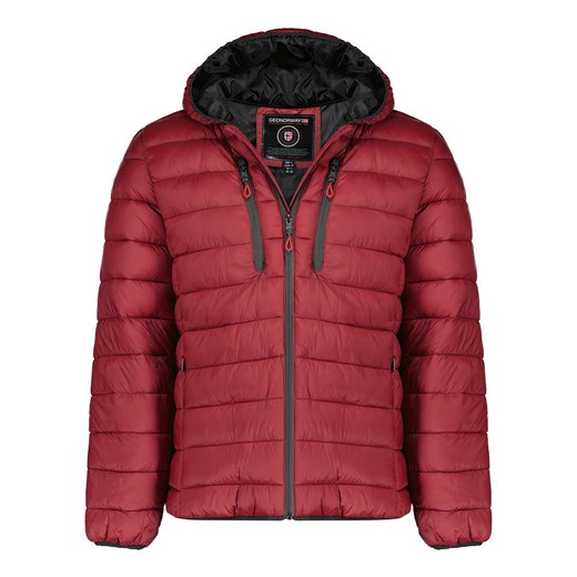 Geographical Norway Kurtka pikowana w kolorze czerwonym ze sklepu Limango Polska w kategorii Kurtki damskie - zdjęcie 177643651