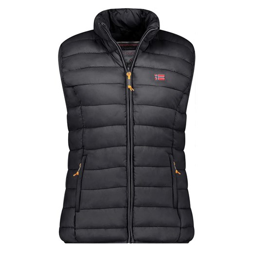 Geographical Norway Kamizelka pikowana &quot;Vatikolor&quot; w kolorze czarnym Geographical Norway XL okazyjna cena Limango Polska
