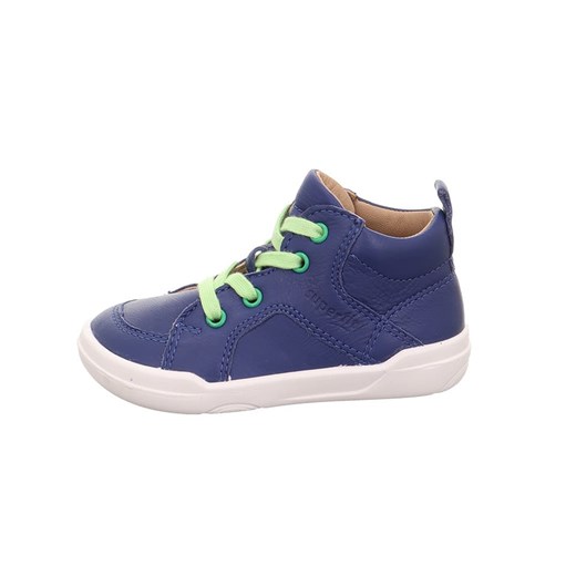 superfit Skórzane sneakersy w kolorze granatowym ze sklepu Limango Polska w kategorii Buty sportowe dziecięce - zdjęcie 177643981