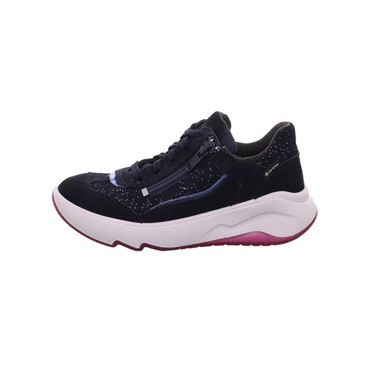 superfit Skórzane sneakersy w kolorze granatowym Superfit 32 Limango Polska okazja