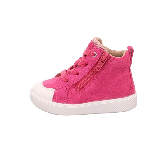 superfit Skórzane sneakersy w kolorze różowym ze sklepu Limango Polska w kategorii Buty sportowe dziecięce - zdjęcie 177644021