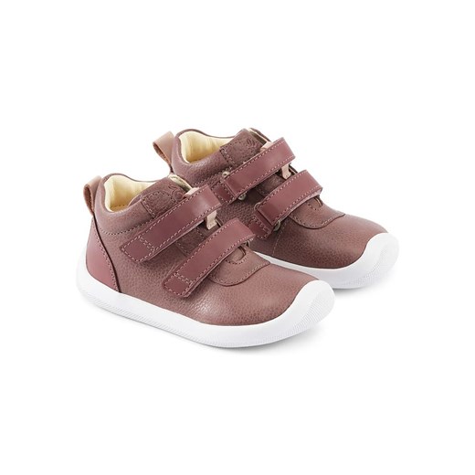 Bundgaard Skórzane sneakersy &quot;The Walk Strap Sporty&quot; w kolorze ciemnoróżowym ze sklepu Limango Polska w kategorii Buciki niemowlęce - zdjęcie 177644273