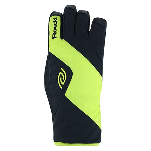 Roeckl SPORTS Rękawiczki narciarskie &quot;Axams GTX&quot; w kolorze zielono-czarnym ze sklepu Limango Polska w kategorii Rękawiczki dziecięce - zdjęcie 177644522