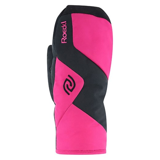 Roeckl SPORTS Rękawiczki narciarskie &quot;Axams GTX&quot; w kolorze różowo-czarnym ze sklepu Limango Polska w kategorii Rękawiczki dziecięce - zdjęcie 177644524