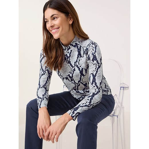 Gerry Weber Koszulka w kolorze beżowo-czarnym Gerry Weber 44 okazyjna cena Limango Polska