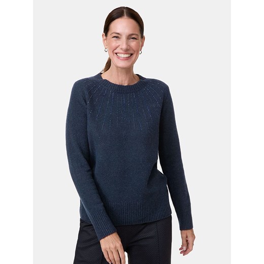 Gerry Weber Sweter w kolorze granatowym ze sklepu Limango Polska w kategorii Swetry damskie - zdjęcie 177644691