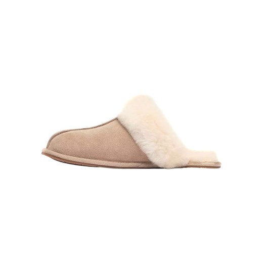 UGG Skórzane kapcie "Scuffette II" w kolorze beżowym 38 okazja Limango Polska